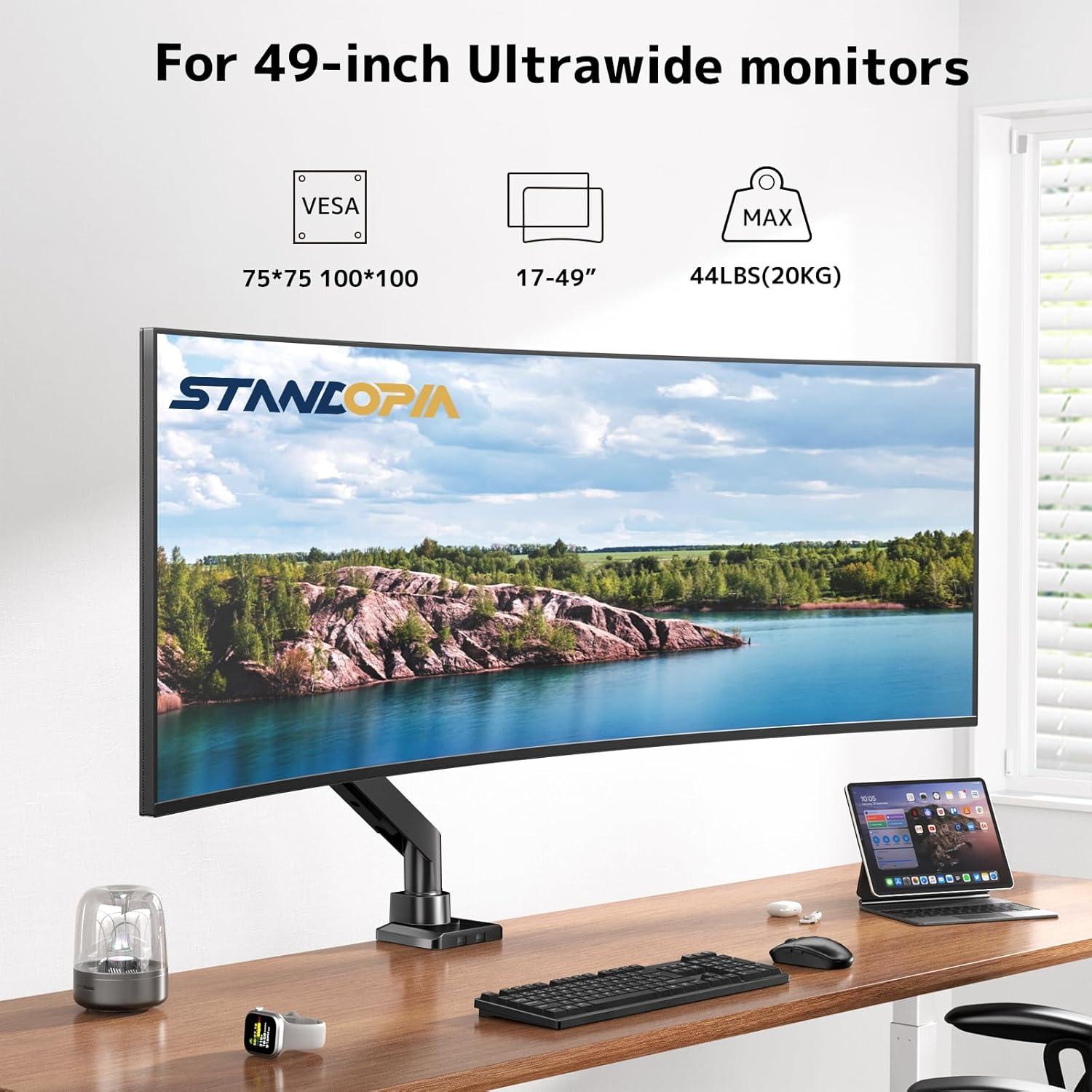 Brazo Soporte de Monitor STANDOPIA Ajustable 17-49" 20kg