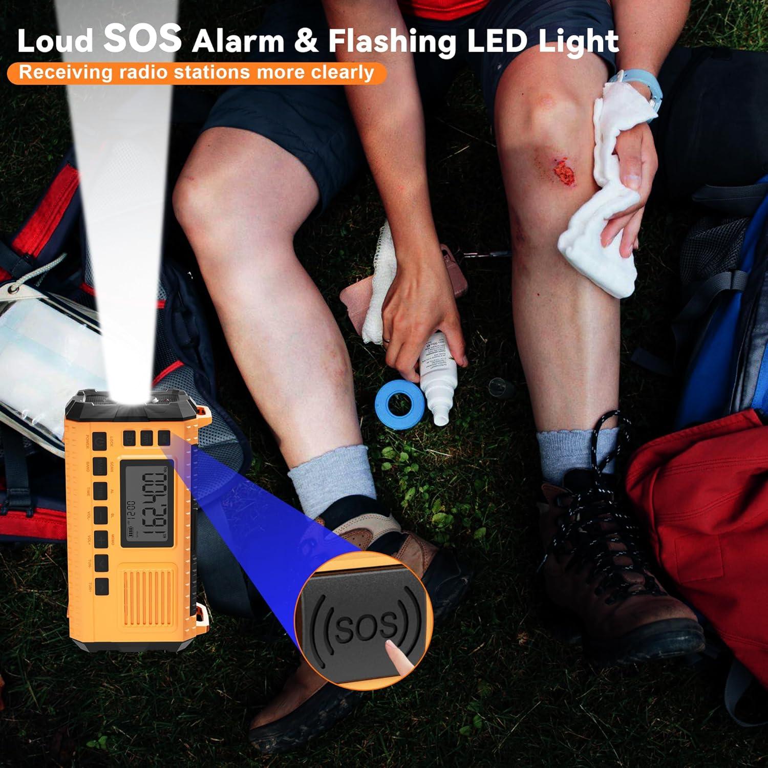 Radio Meteorológica de Emergencia Sttfaishen F20 AM/FM NOAA 15W