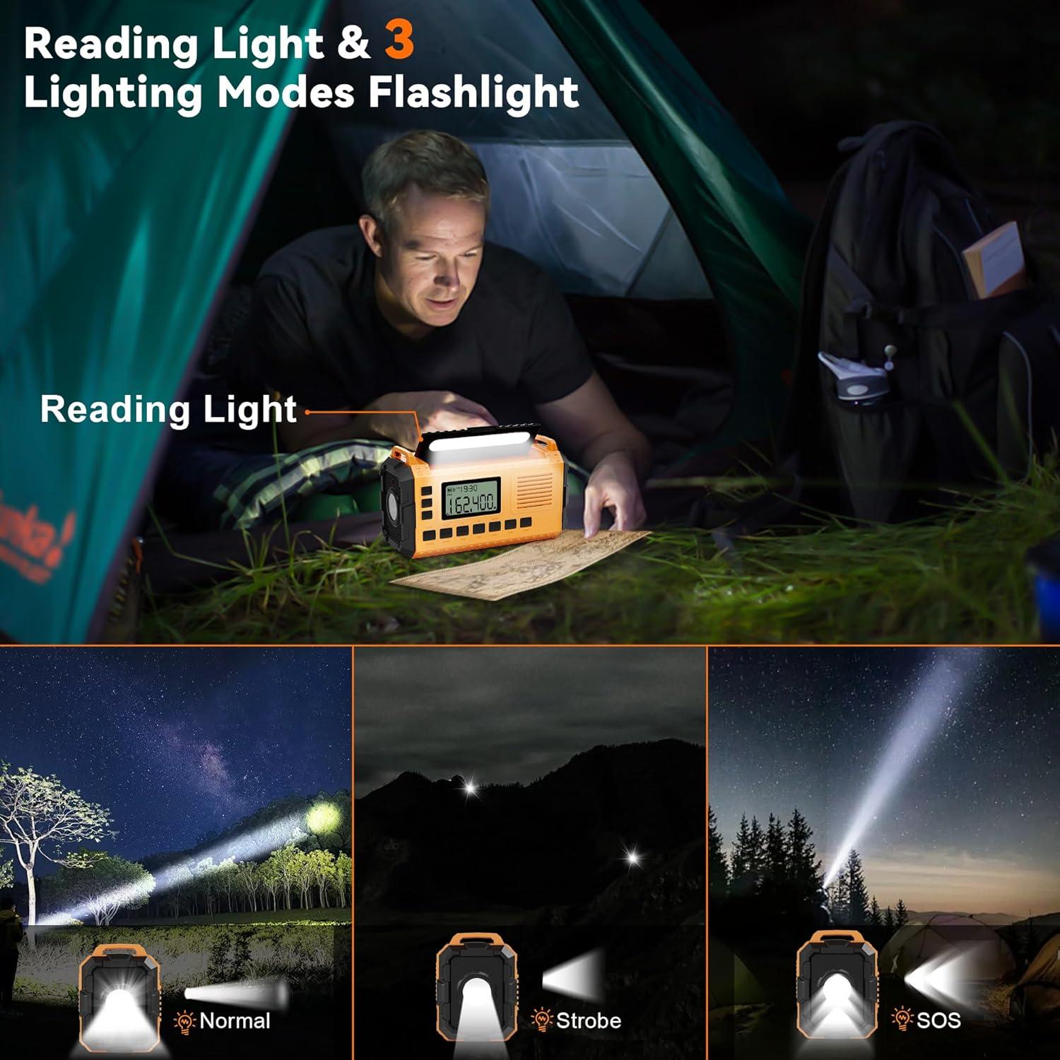 Radio Meteorológica de Emergencia Sttfaishen F20 AM/FM NOAA 15W