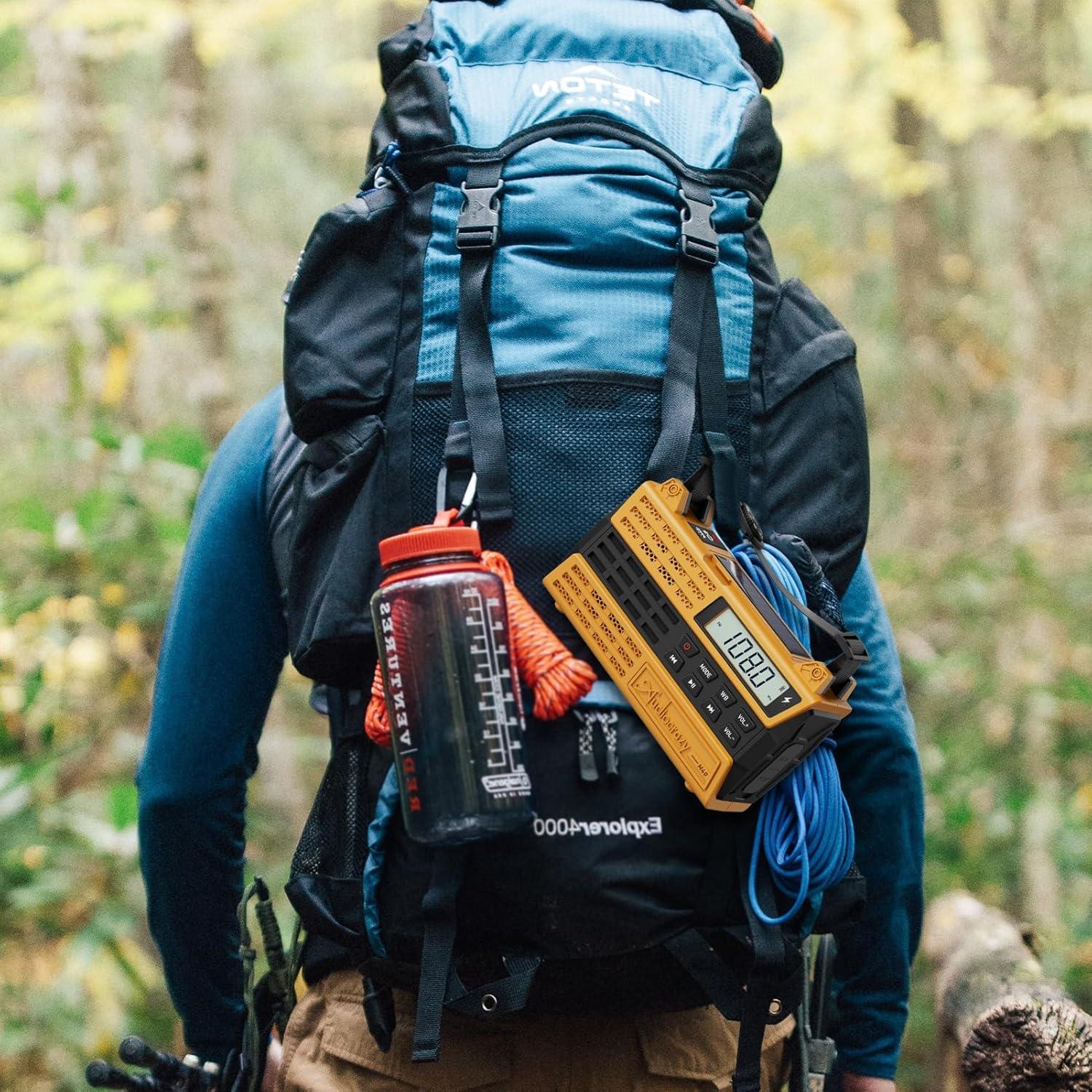 Radio Meteorológica de Emergencia Audiocrazy 5000mAh Solar AM/FM