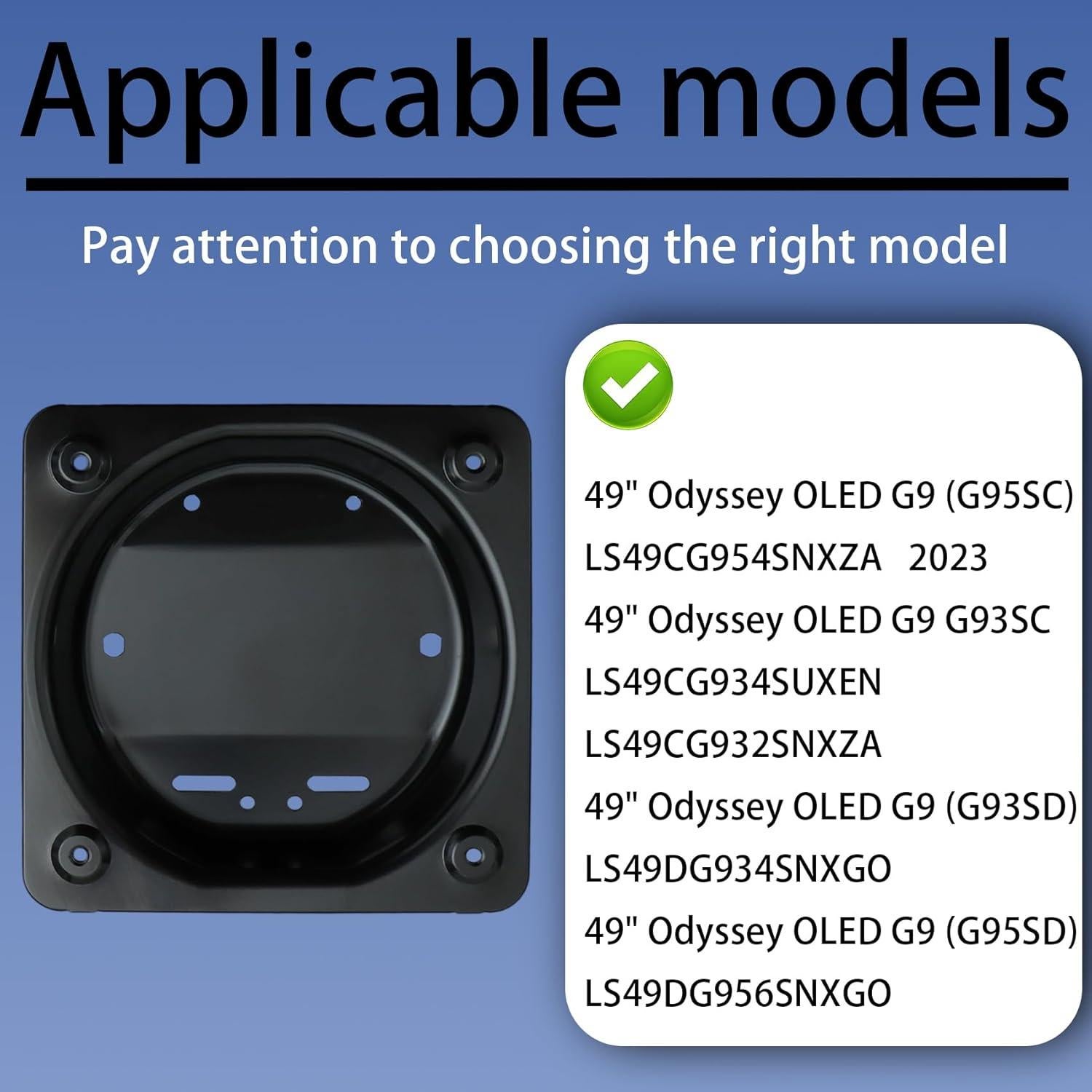 Soporte para Monitor Samsung OLED Odyssey G9 - Tfujie Negro