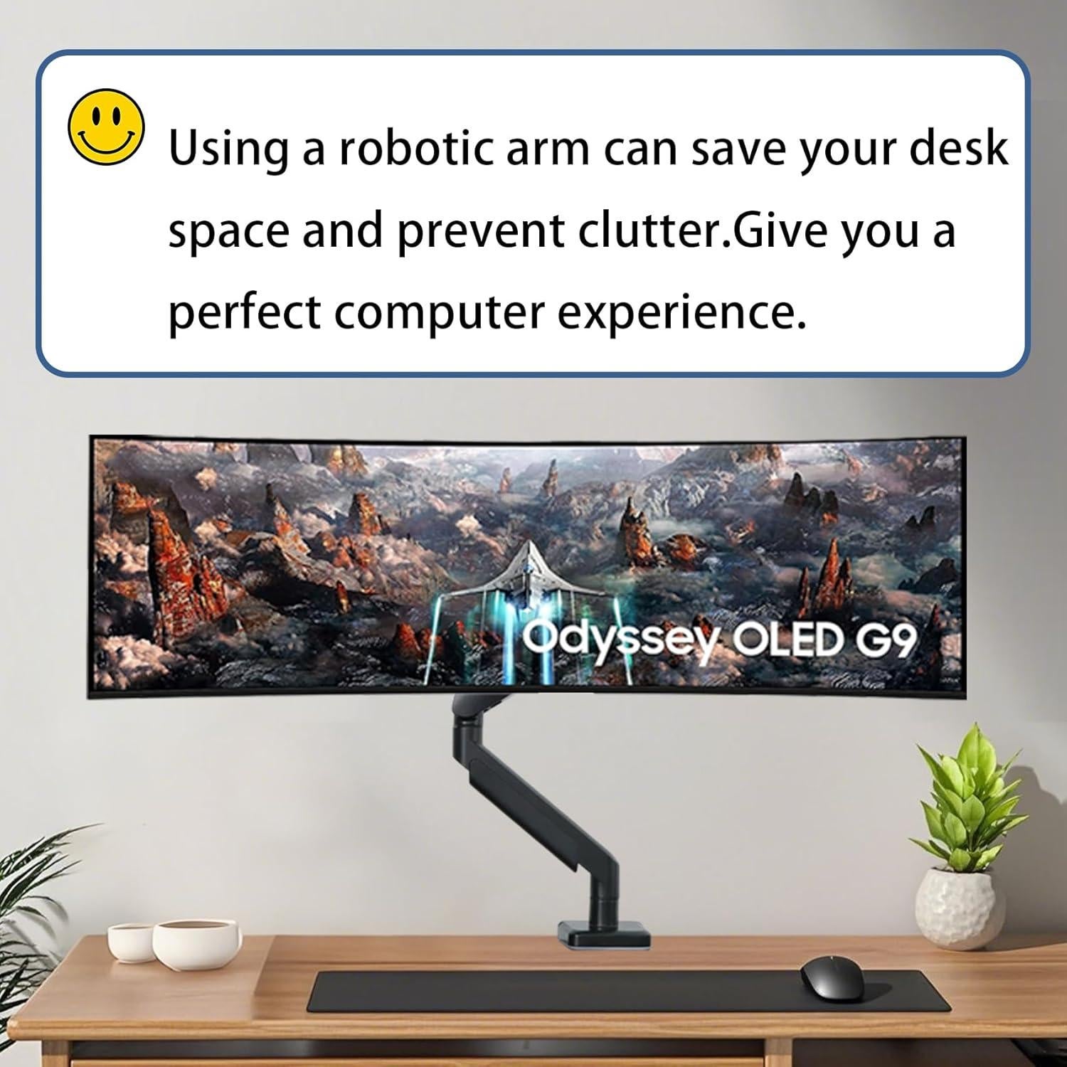 Soporte para Monitor Samsung OLED Odyssey G9 - Tfujie Negro