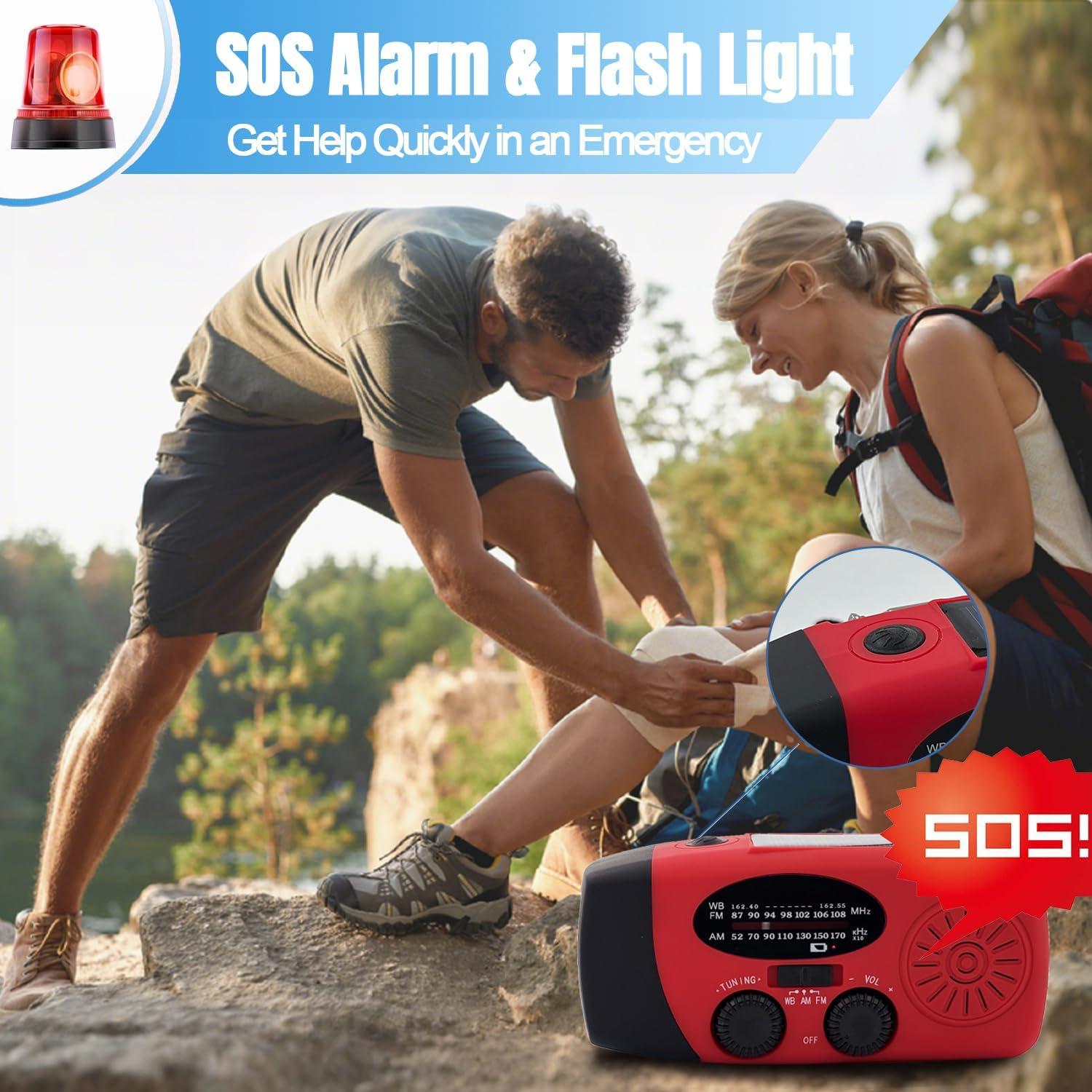 Radio Meteorológica de Emergencia Puyinii AM/FM NOAA 2000mAh