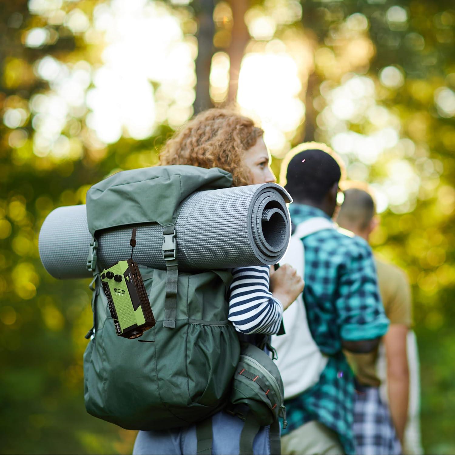 Radio de Emergencia Zhuhai Meding 14800mWh Solar USB Manivela