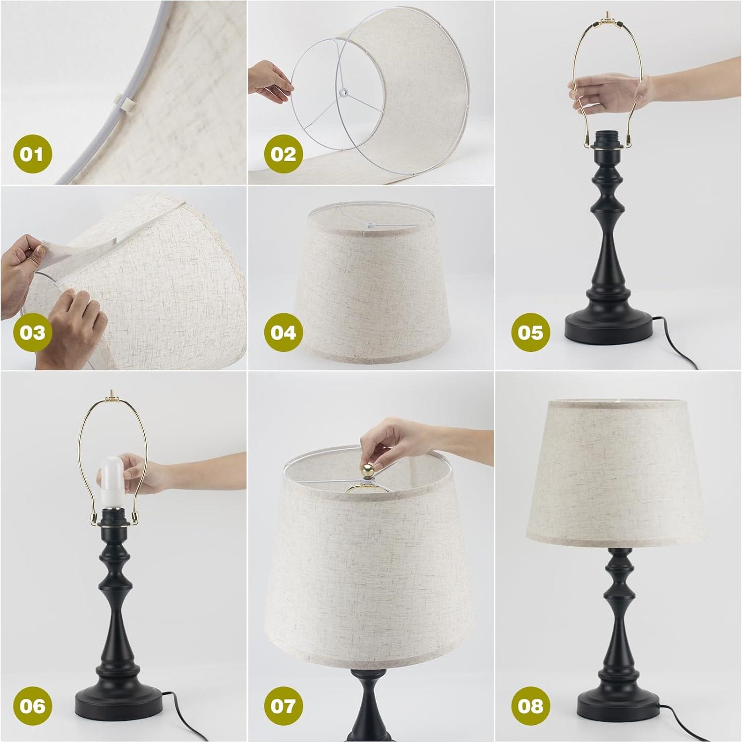 Soportes de Pantalla de Lámpara Goldblue 20 cm 2 Pcs