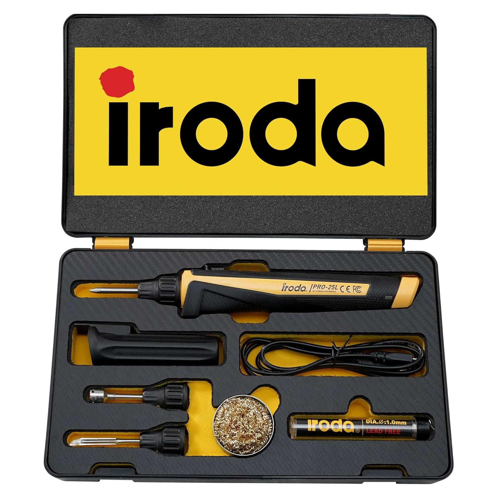 Soldador Portátil Iroda SolderPro 30W Batería 3200mAh LED