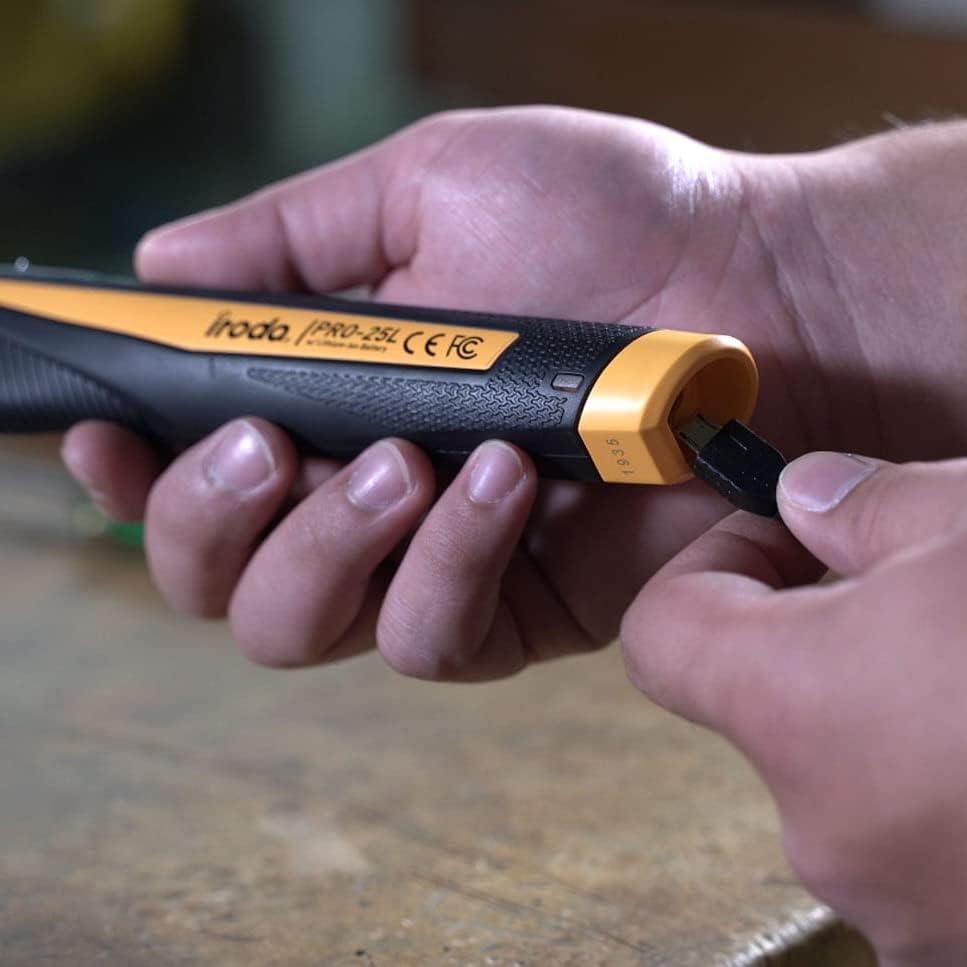 Soldador Portátil Iroda SolderPro 30W Batería 3200mAh LED