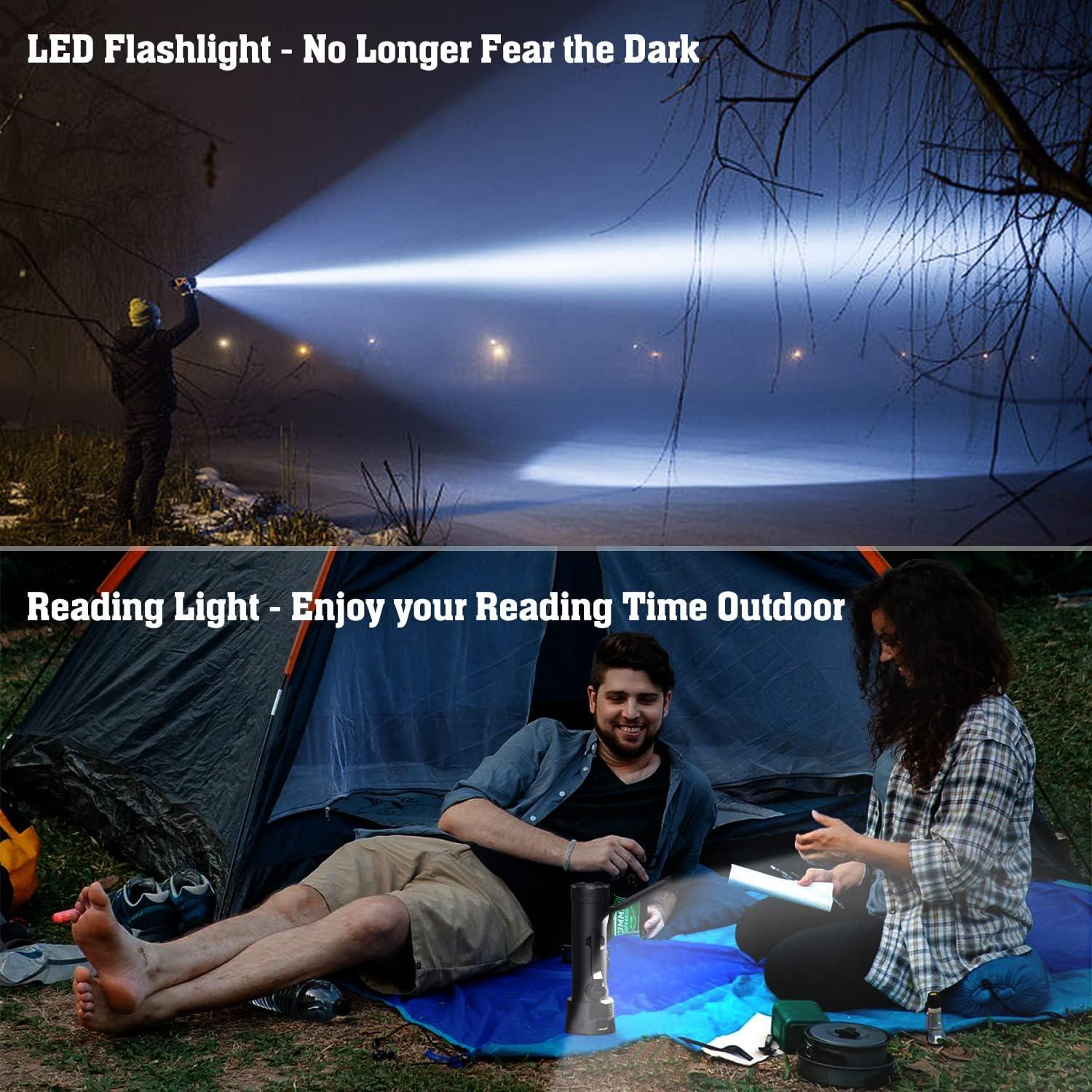 Linterna de Emergencia PPLEE con Radio NOAA y Cargador USB