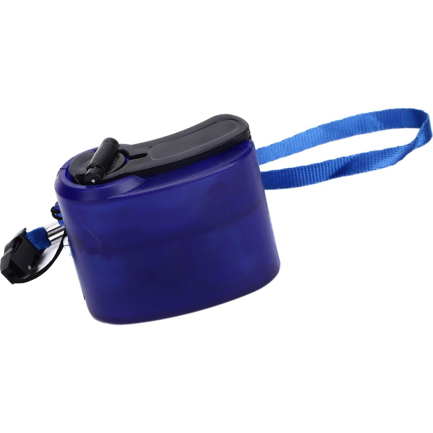 Cargador Manual USB de Manivela Genérico Azul - Emergencia