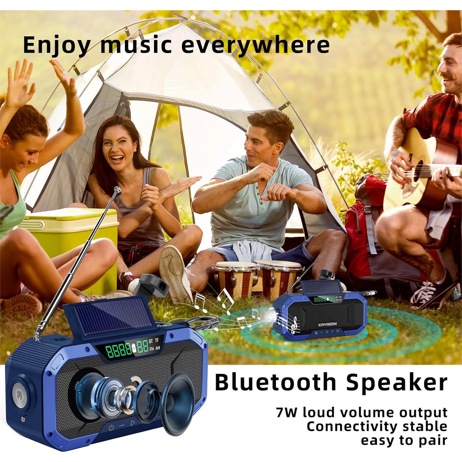 Radio Meteorológica KAYINOW DF-580 Portátil Bluetooth 5000mAh