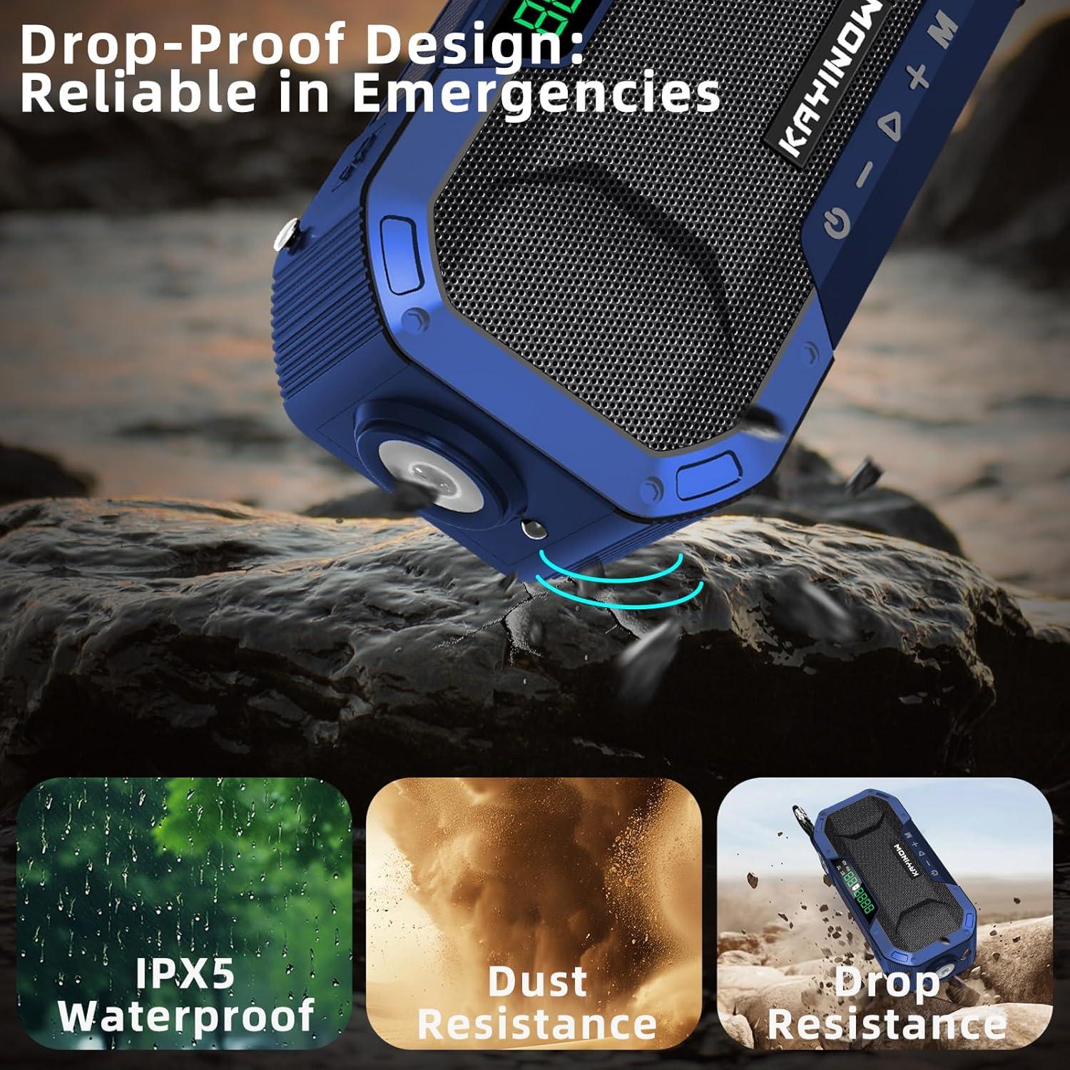 Radio Meteorológica KAYINOW DF-580 Portátil Bluetooth 5000mAh