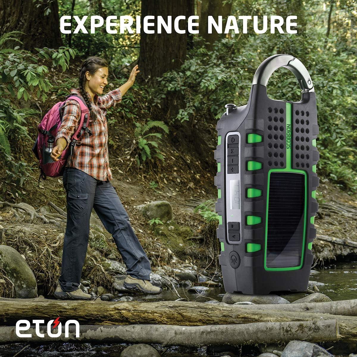 Radio de Emergencia Eton Scorpion II con Linterna LED y Cargador Solar