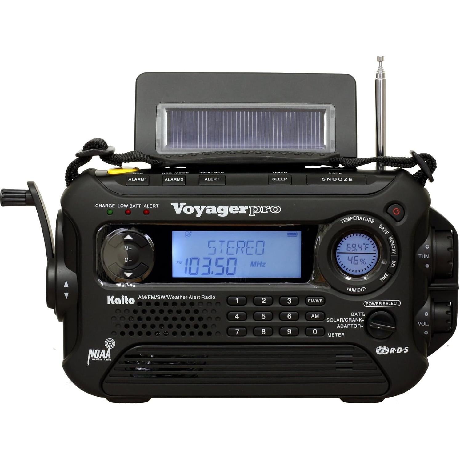 Radio de Emergencia Kaito KA600 Solar y Dynamo AM/FM/LW/SW