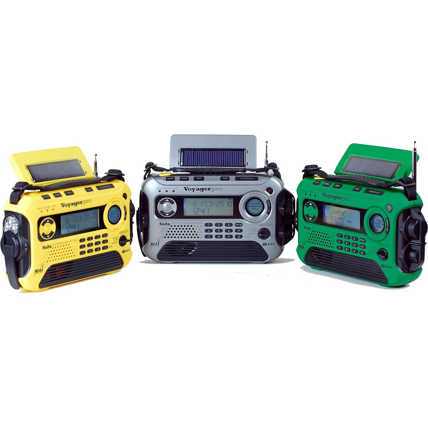 Radio de Emergencia Kaito KA600 Solar y Dynamo AM/FM/LW/SW