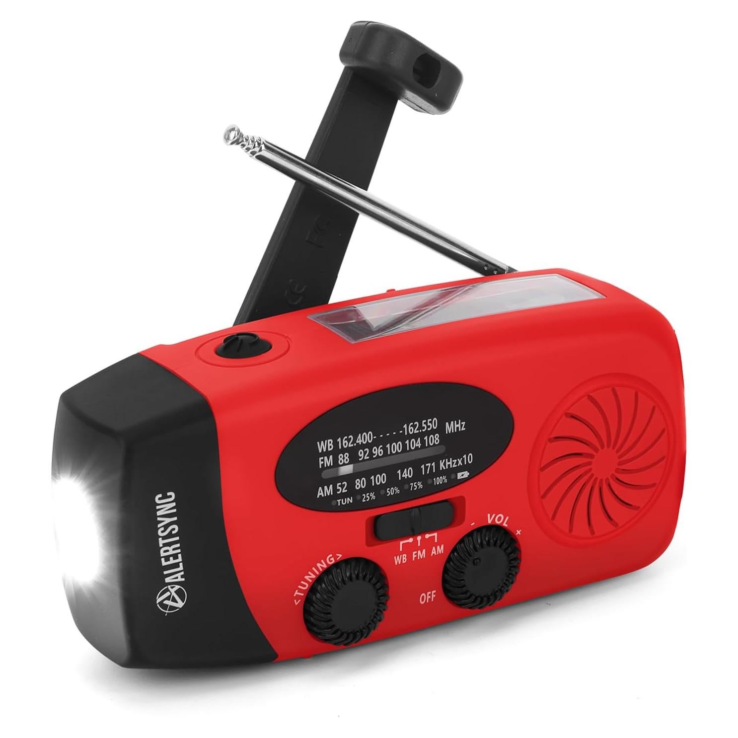 Kit de Supervivencia Tiemahun Radio NOAA AM/FM Manivela Solar 2000mAh