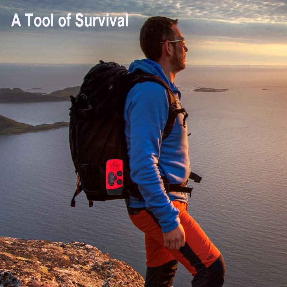 Kit de Supervivencia Tiemahun Radio NOAA AM/FM Manivela Solar 2000mAh