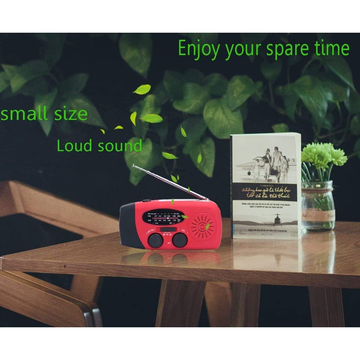 Kit de Supervivencia Tiemahun Radio NOAA AM/FM Manivela Solar 2000mAh