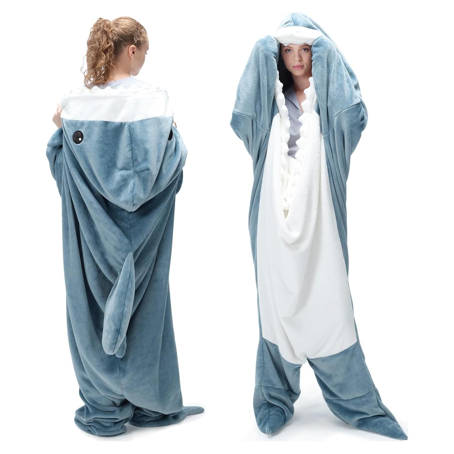 Manta de Tiburón Touchat XL Franela Suave y Acogedora