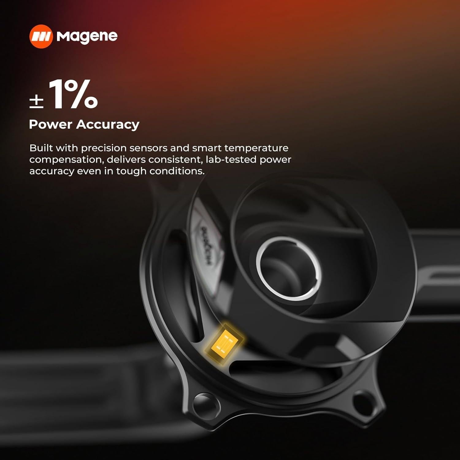 Medidor de Potencia Magene P515 - Precisión ±1%, 0.625kg