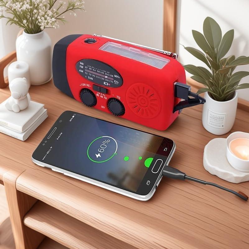 Radio meteorológica de emergencia MangePagar MJ-086 AM/FM/NOAA