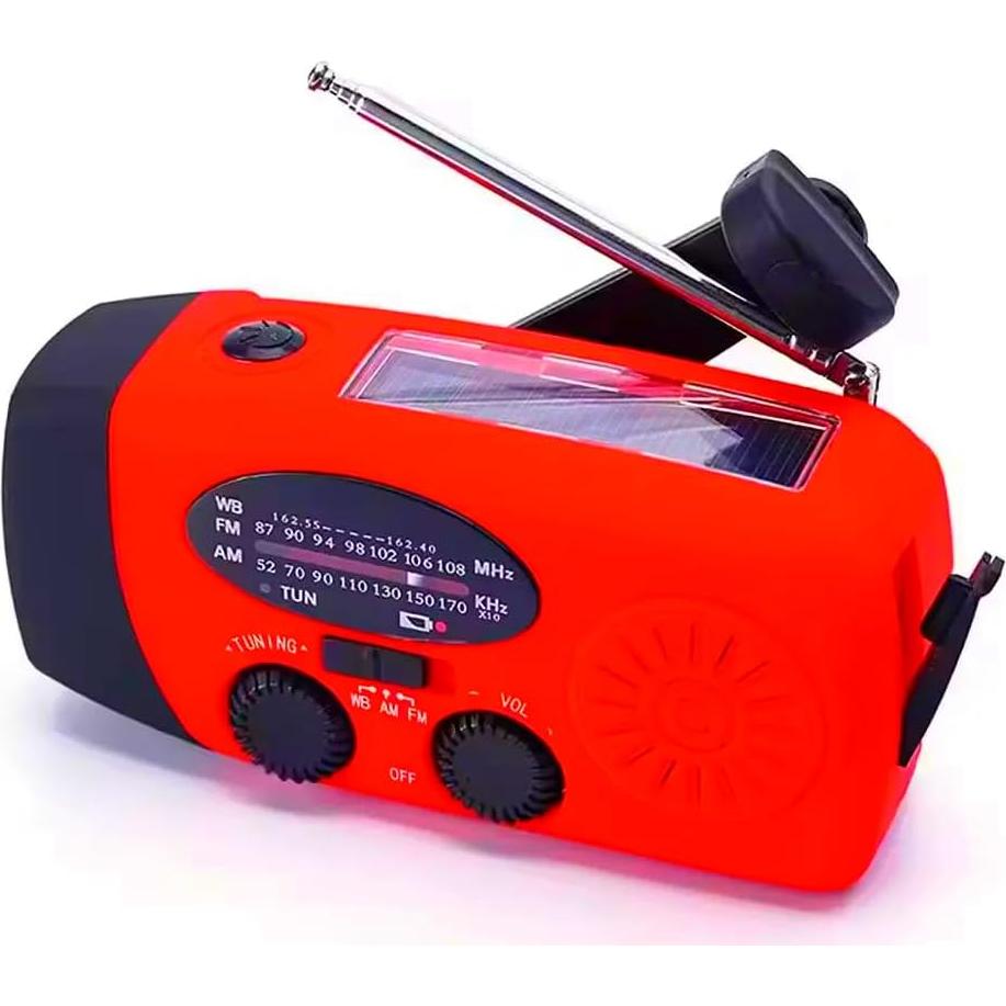 Radio meteorológica de emergencia MangePagar MJ-086 AM/FM/NOAA