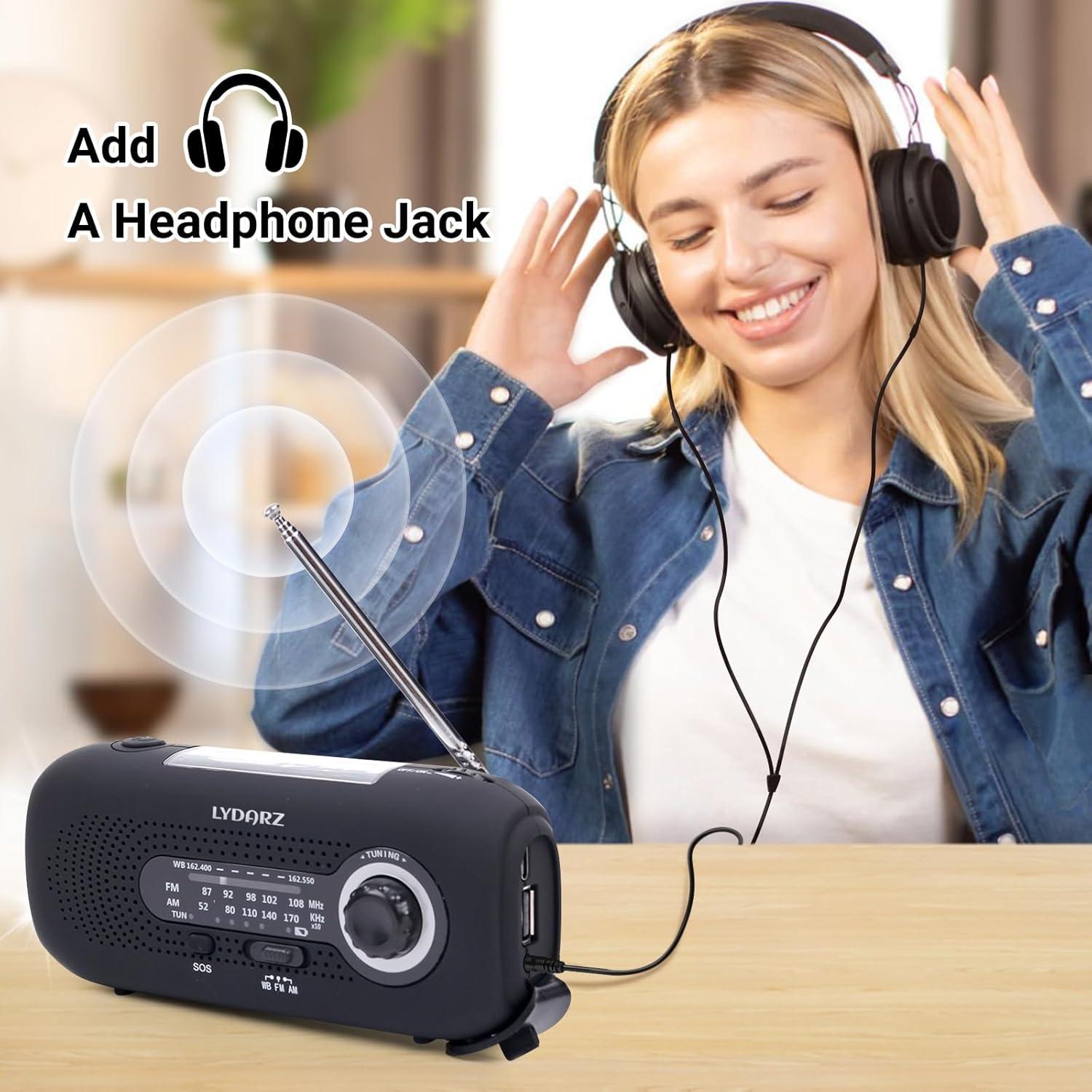 Radio Meteorológica de Emergencia LYDARZ HN-098S Solar Portátil