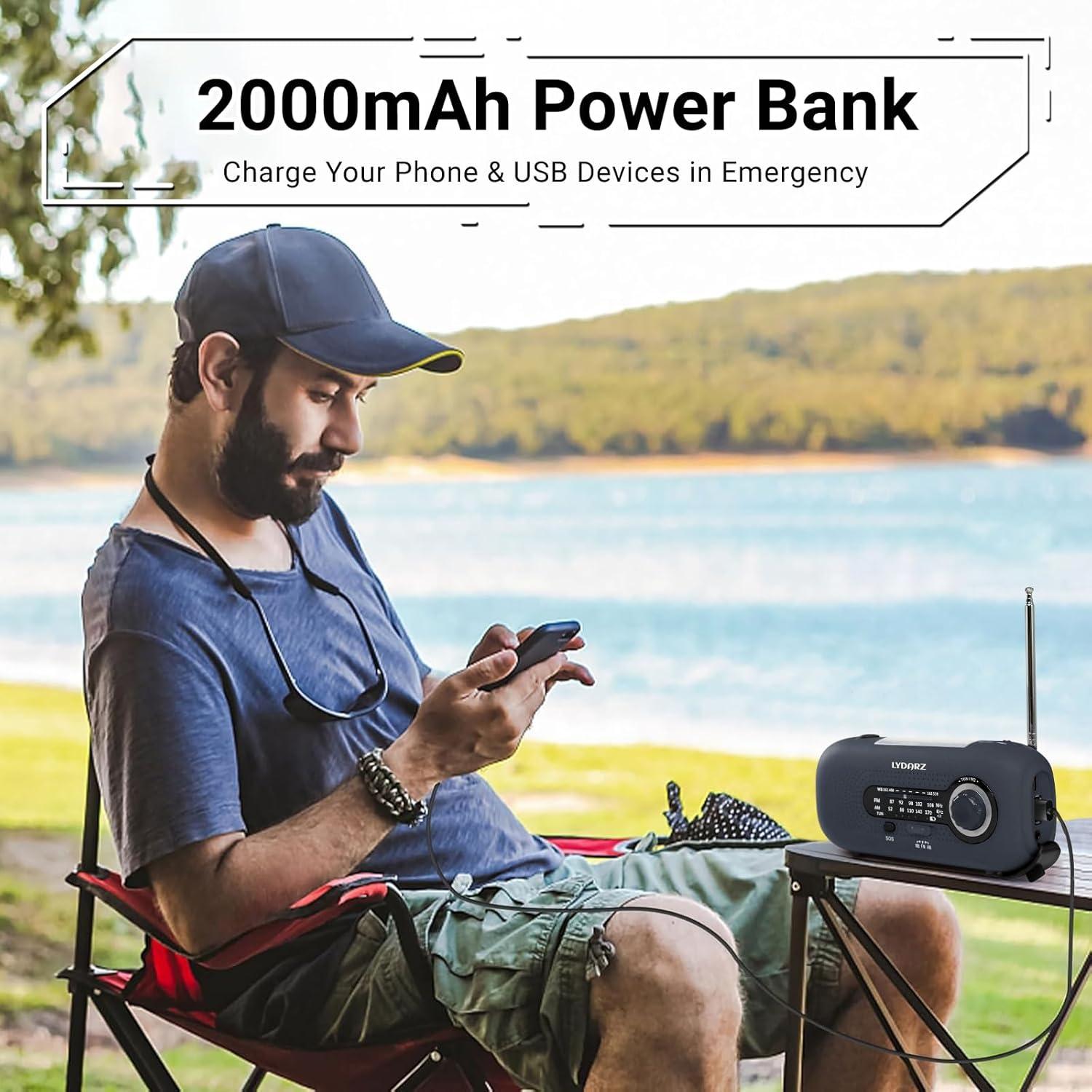 Radio Meteorológica de Emergencia LYDARZ HN-098S Solar Portátil