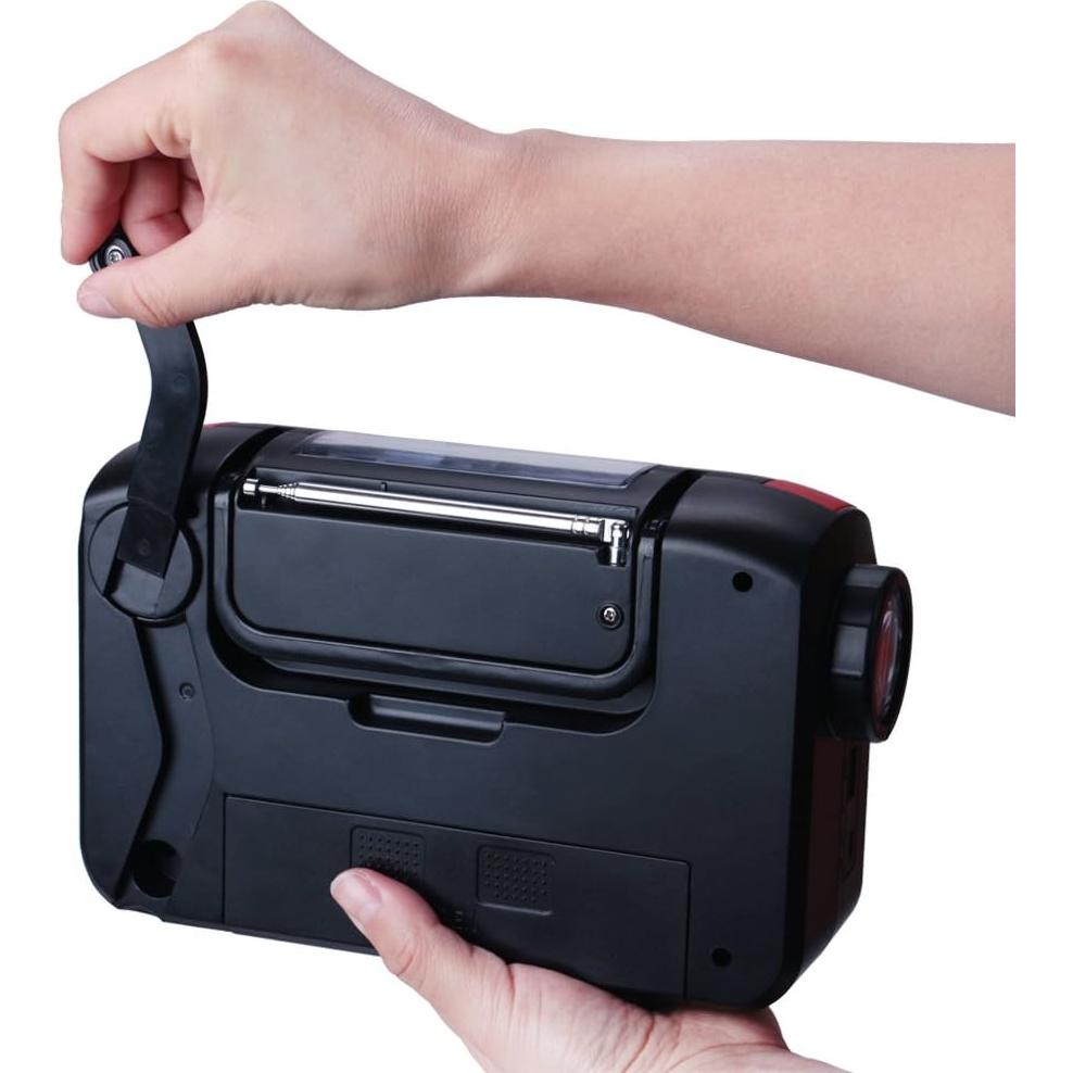 Radio de Emergencia Solar iRonsnow IS388 con Alerta NOAA 2300mAh