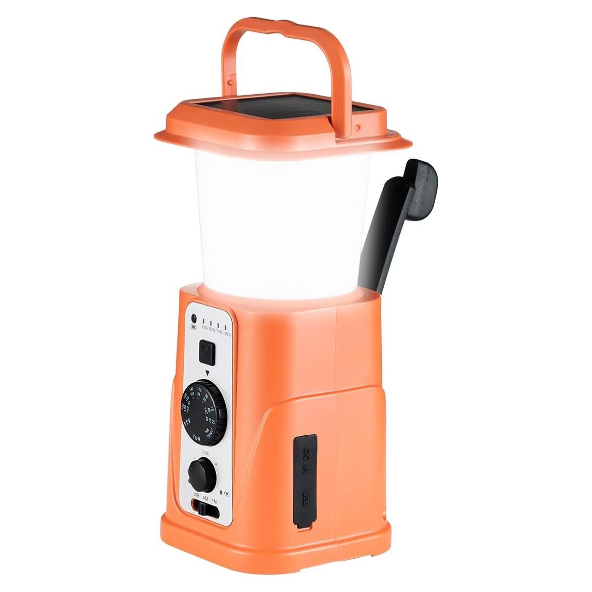 Radio de Emergencia GREATONE 5000mAh AM/FM NOAA Solar