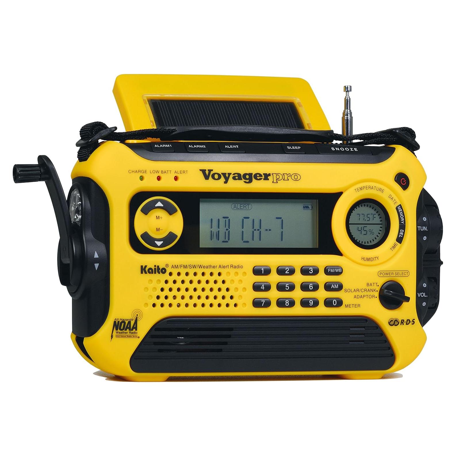 Radio de Emergencia Kaito KA600 Solar y Dynamo AM/FM/NOAA