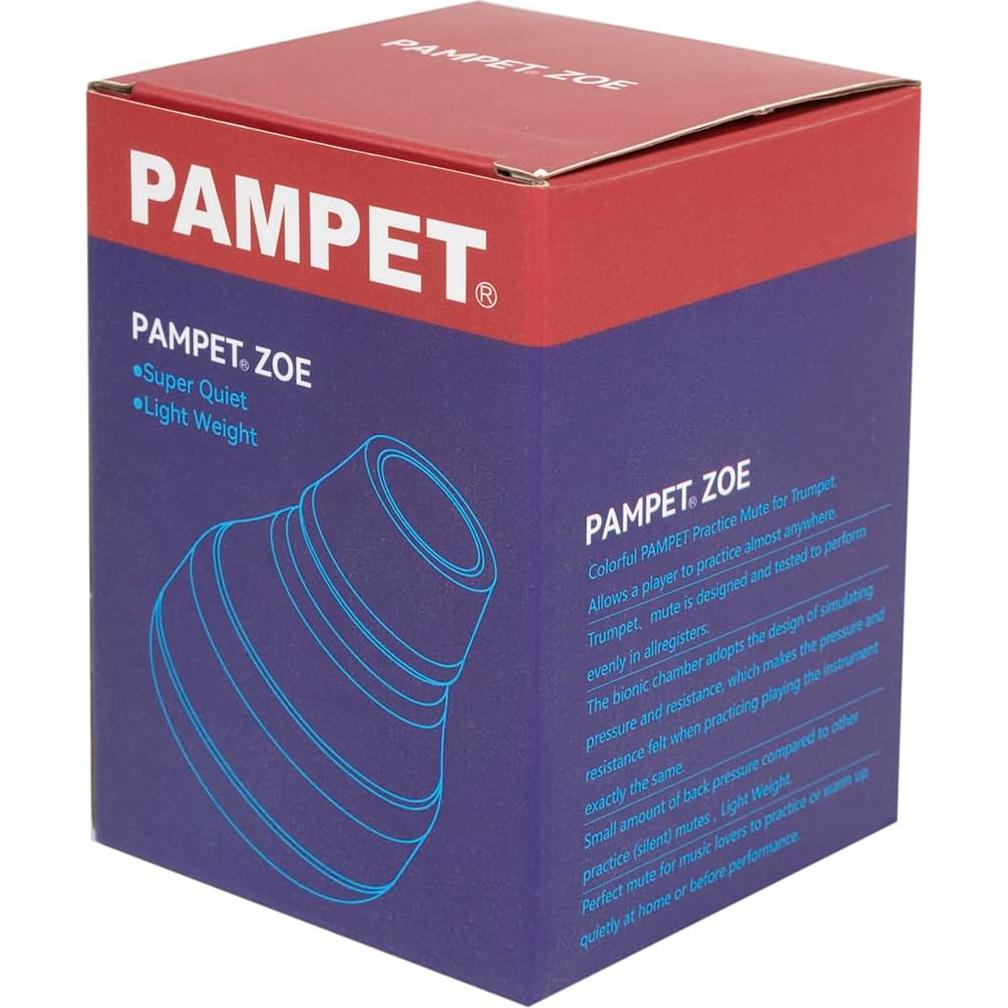 Silenciador de Trompeta PAMPET ZOE Ligero Rojo 0.23 kg