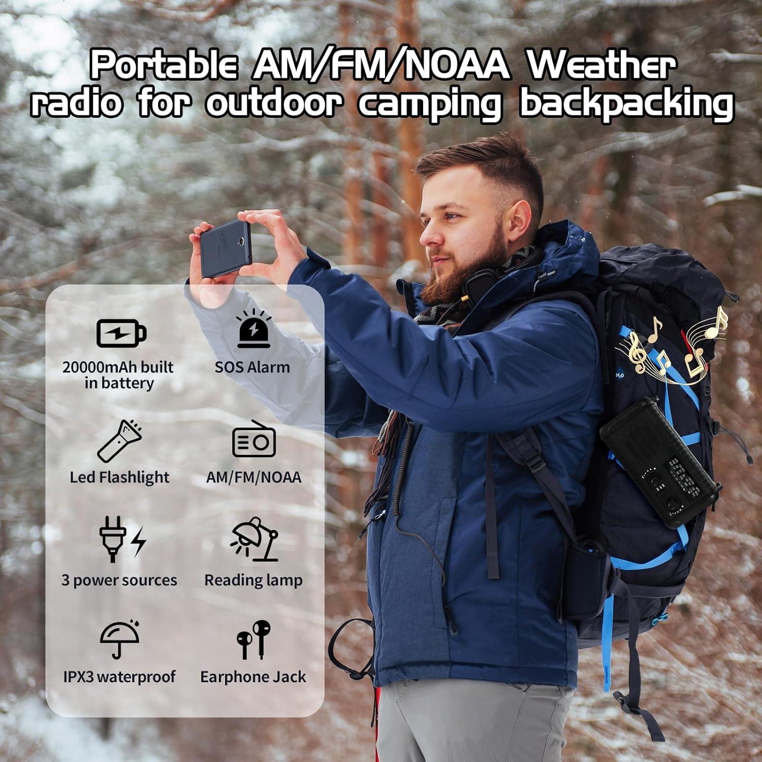 Radio Meteorológica de Emergencia Cepan Condor 1 20000mAh