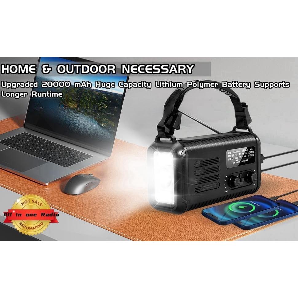 Radio Meteorológica de Emergencia Cepan Condor 1 20000mAh