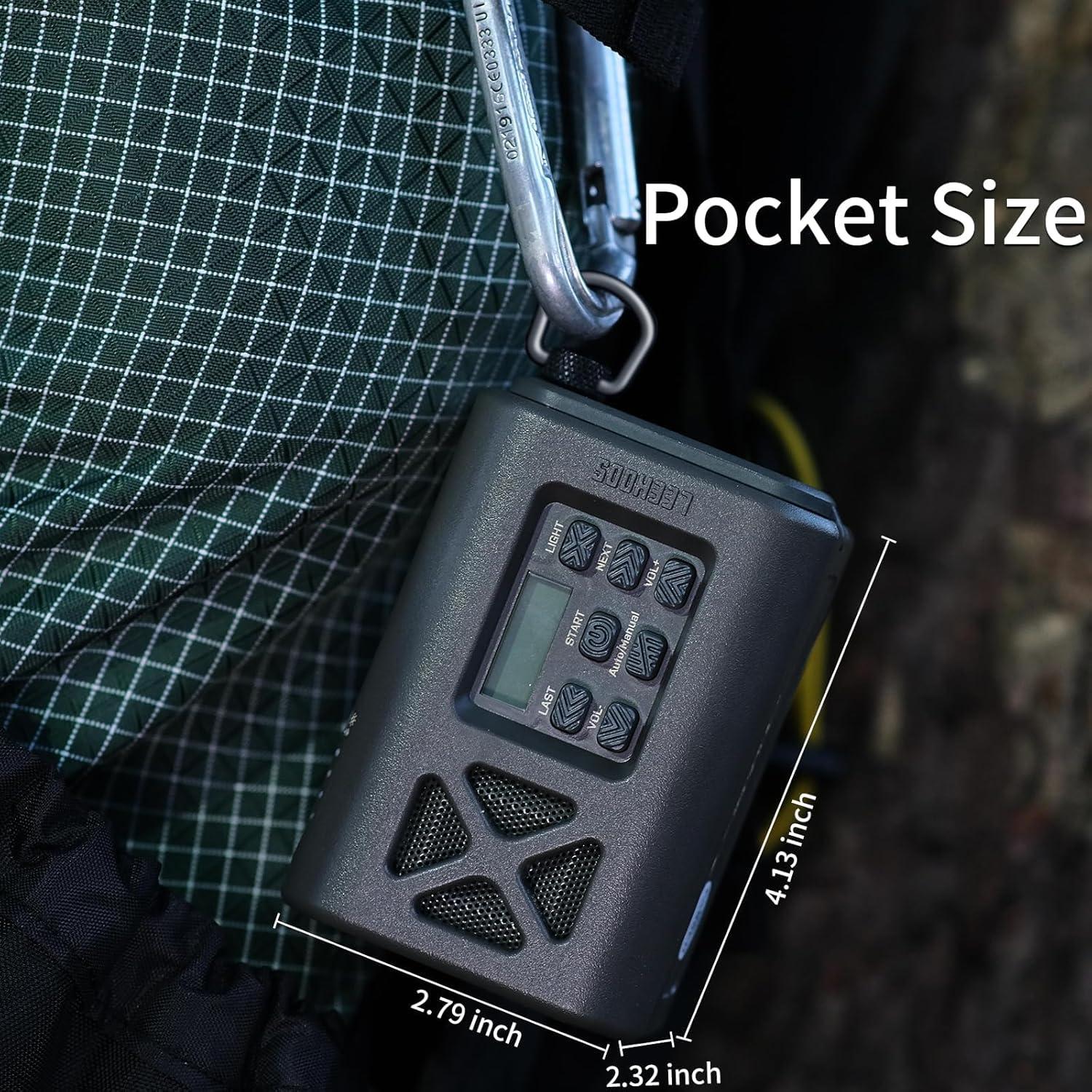 Radio Meteorológica de Emergencia Leehoos 3000mAh Verde