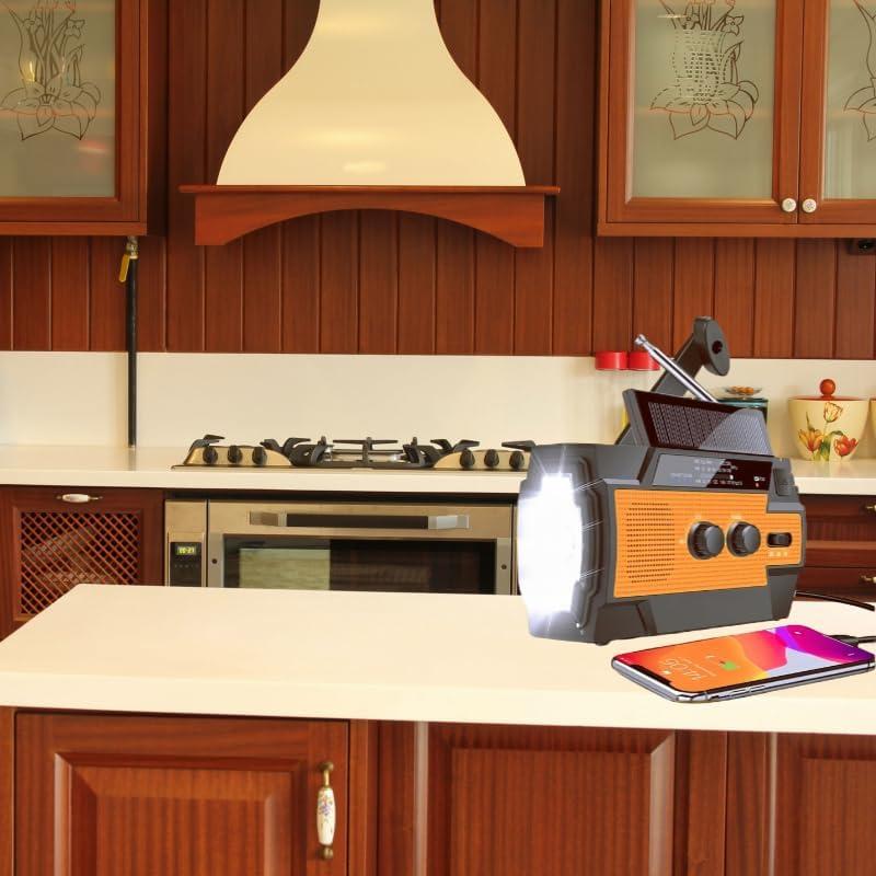 Radio de Emergencia MangePagar MA-091 Solar AM/FM NOAA