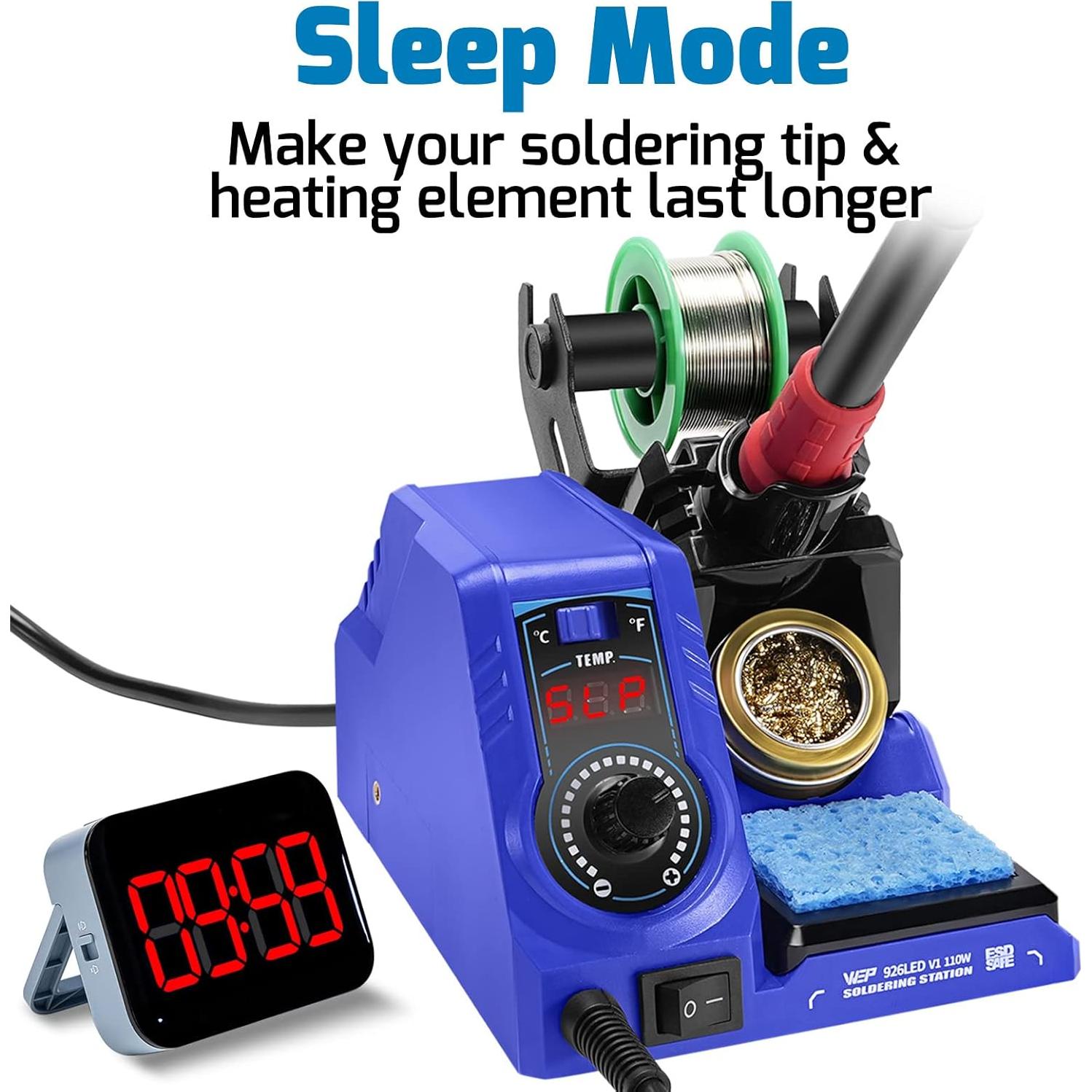 Estación de Soldadura WEP 926LED V1 110W con Accesorios