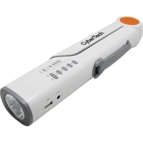 Lámpara Solar de Emergencia CyberTech XN-609 con Radio y Cargador