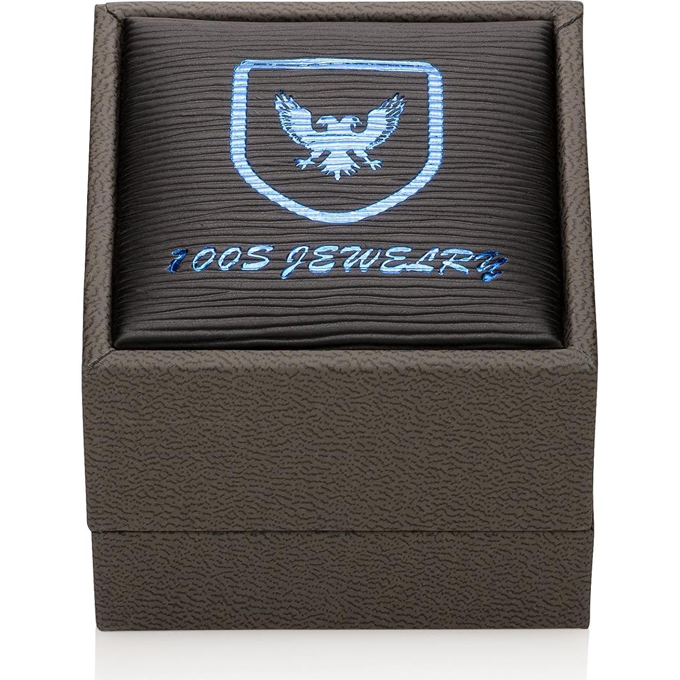 Anillo de tungsteno grabado 100S JEWELRY con amatista