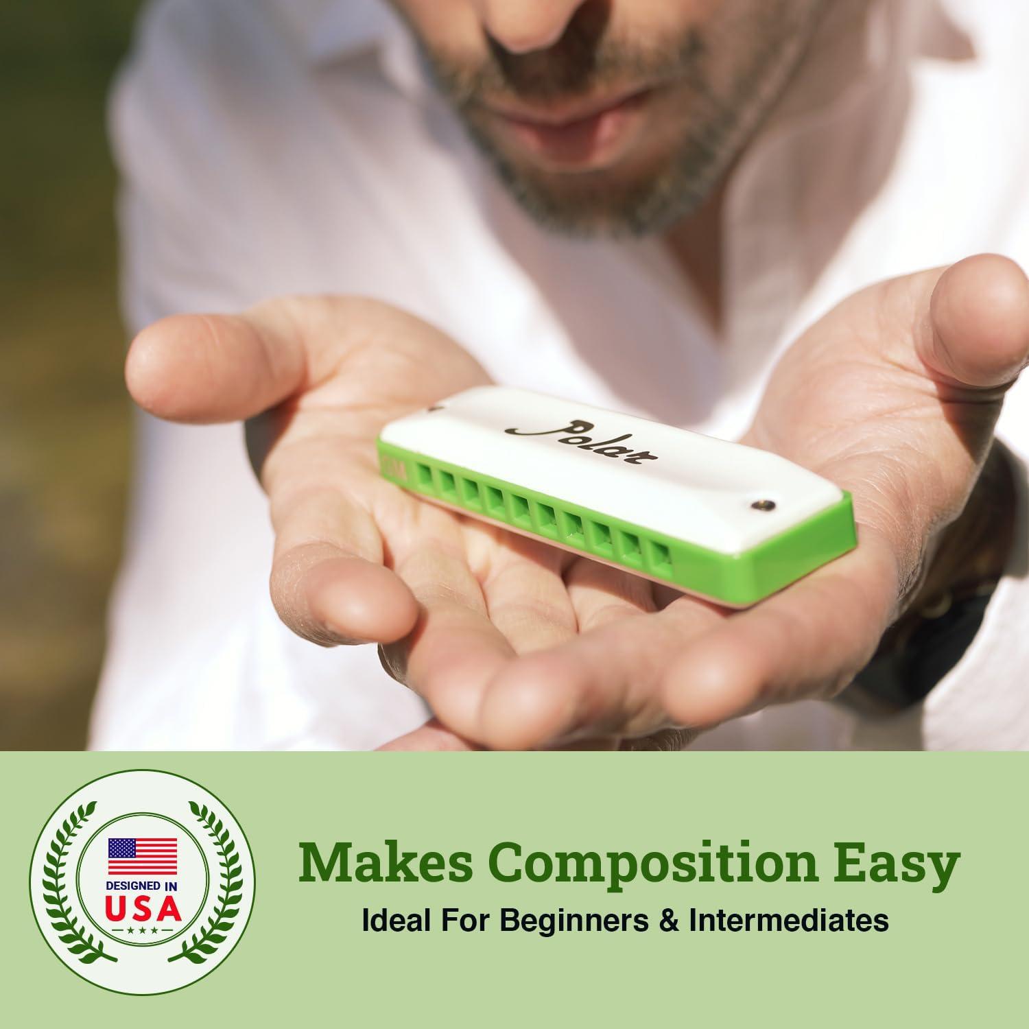 Armónica Diatónica Harmo Melodía Polar Clave de C 2 Octavas