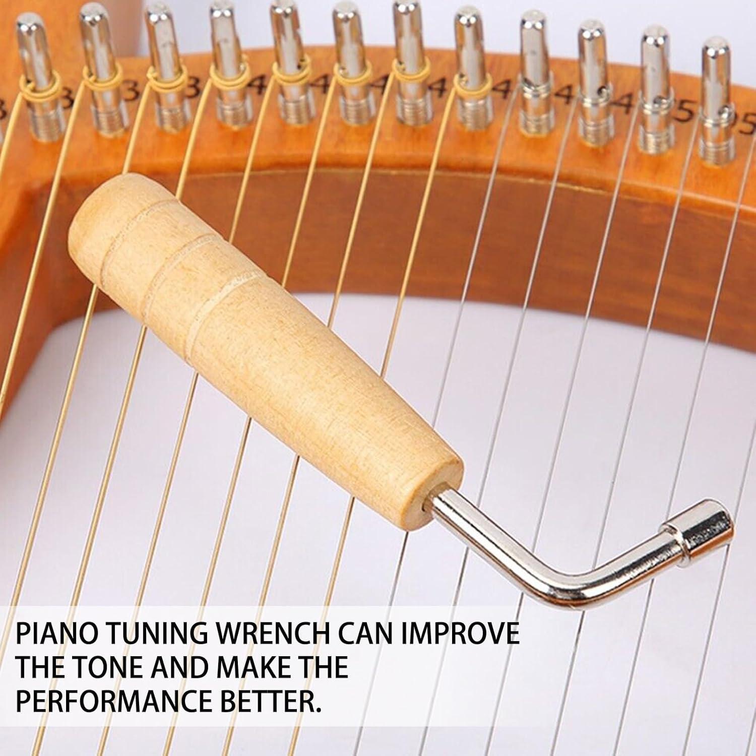 Llave de Afinación Hordion para Piano y Arpa - Acero y Madera