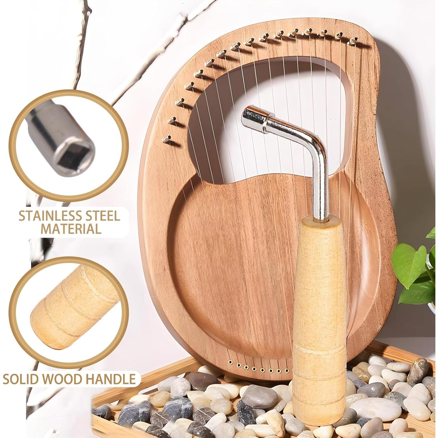 Llave de Afinación Hordion para Piano y Arpa - Acero y Madera