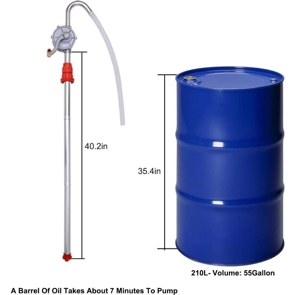 Bomba de Drum Manual LYCARESUN 15-55 Galones Aluminio