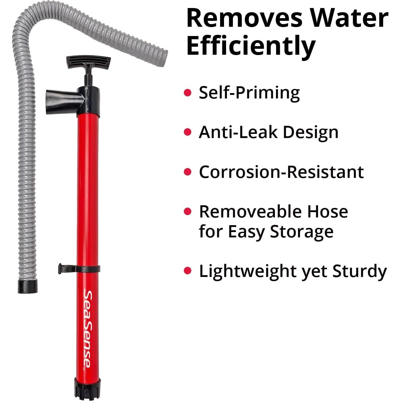 Bomba de Achique Manual SeaSense - Autocebante 45.72 cm