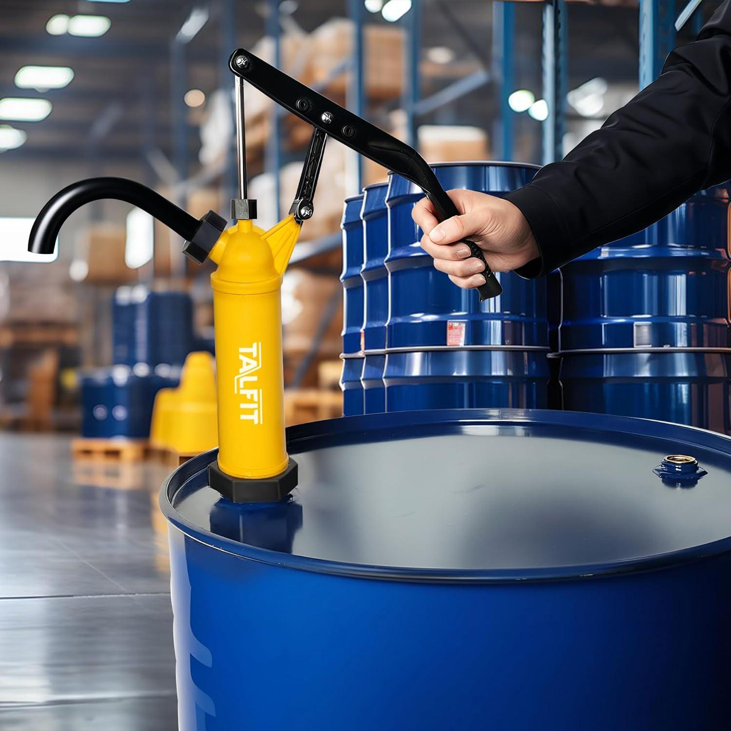 Bomba de Barril TALFIT 55 Galones PP Reforzado Alta Resistencia