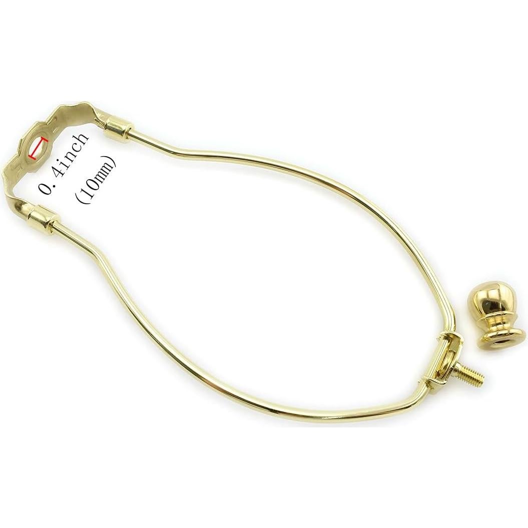 Soporte de Pantalla de Lámpara MARRTEUM 12.7cm Dorado 2set