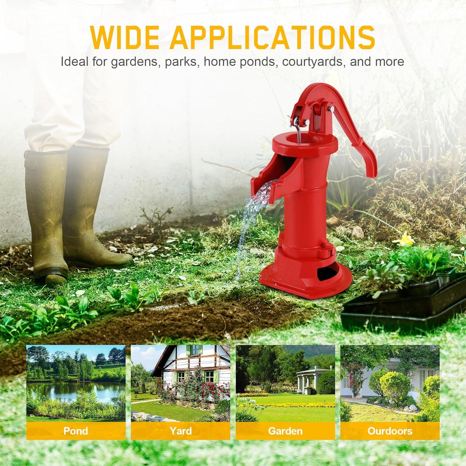 Bomba de Pozo Manual SAMGER de Hierro Fundido 7.62m