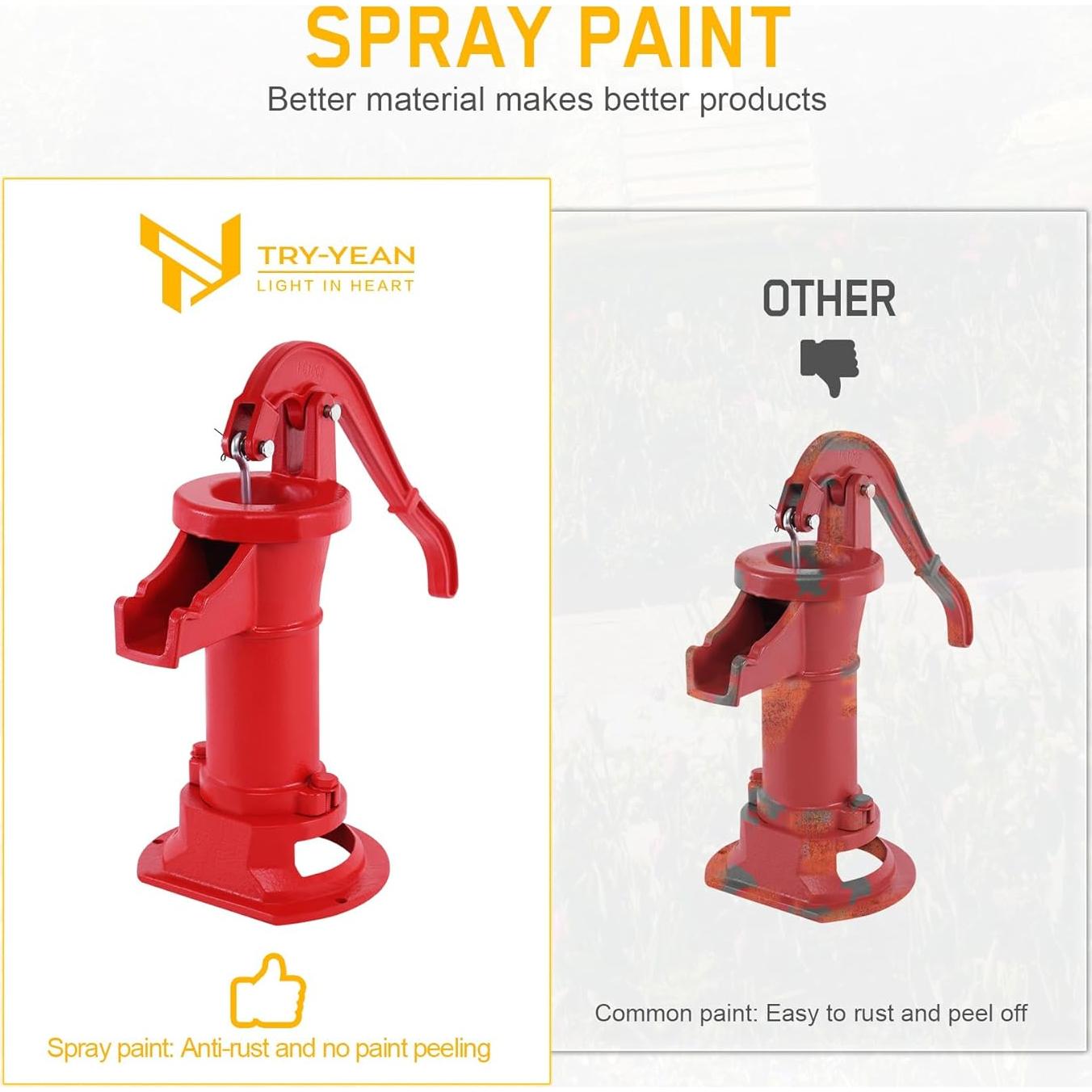 Bomba de Pozo Manual SAMGER de Hierro Fundido 7.62m