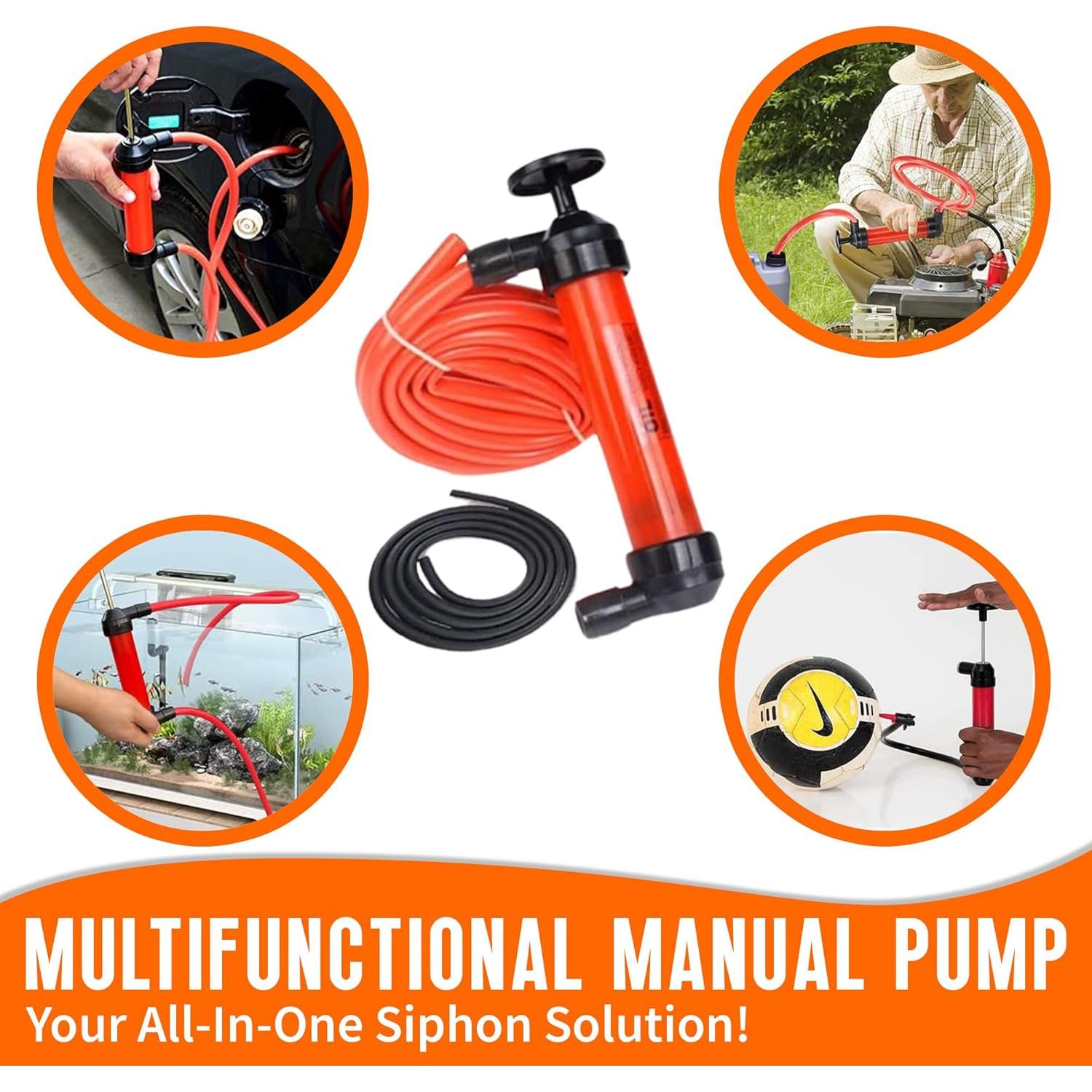 Bomba Manual de Sifón MeasuPro para Agua y Combustibles - 0.5 kg