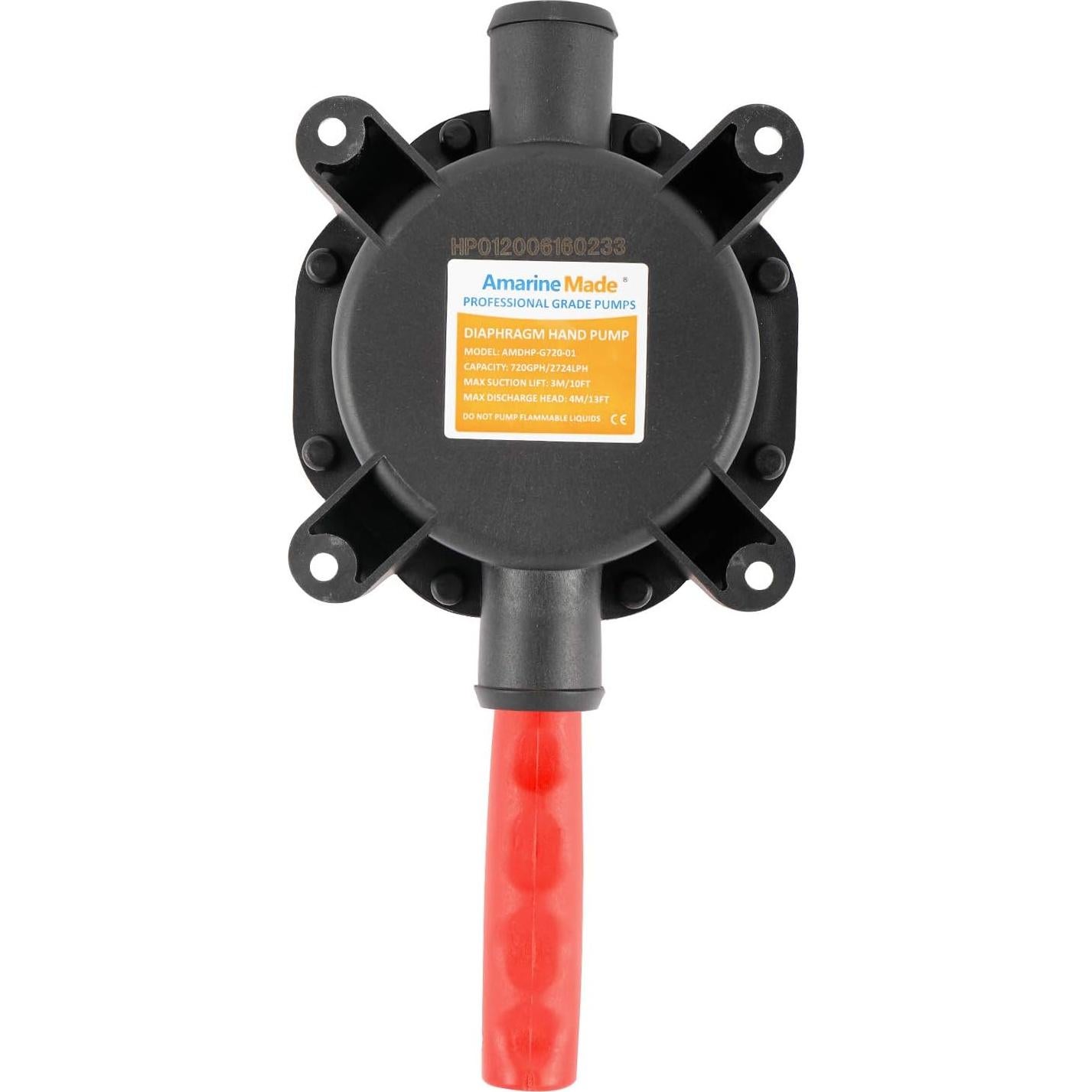 Amarine Made Boat Marine Manual Hand Bilge Waste Water Transfer Pump