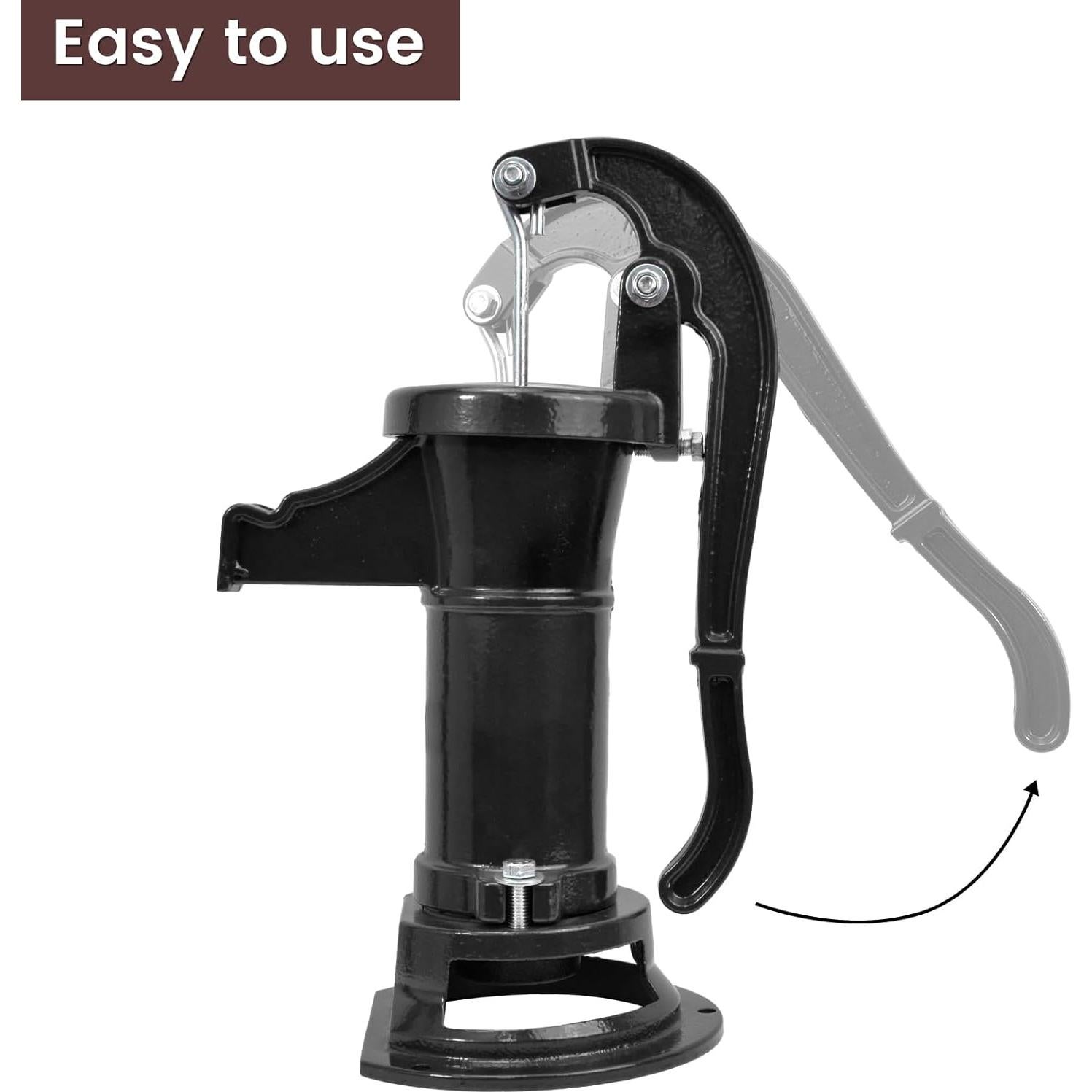 Bomba de Agua Manual iMeshbean de Hierro Fundido 762 cm